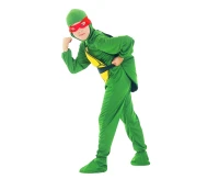 Role play-set for kids Warrior Turtle (jumpsuit, cape, belt, hood, eyemask), size 110/120 cm